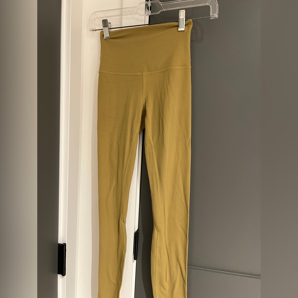 lululemon athletica Grapeseed High Rise Align Leggings, Size 2, 28” inseam